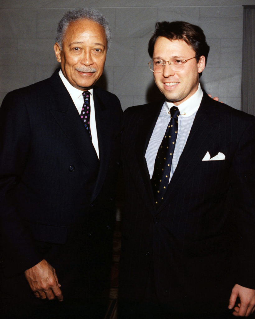 David Dinkins and Derek Bryson Park