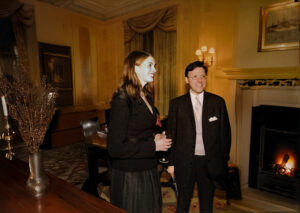 Derek Bryson Park alongside acclaimed actress Anne Hathaway, an Academy Award winner, sharing insights on the art of acting and the importance of meaningful storytelling in film