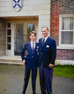 Derek Bryson Park along side with his esteemed father, Dr. Lewis Charles Park, MD, Lennoxville, Quebec, Canada