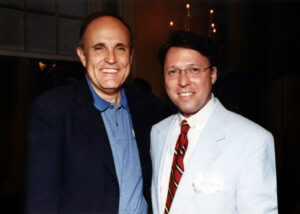 Commissioner Derek Bryson Park with Mayor of New York City, Rudy Giuliani