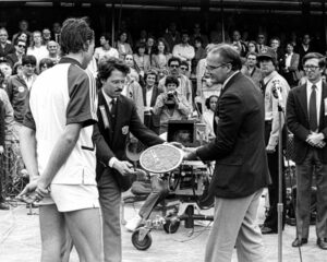 International Tennis Star Ivan Lendl; Derek Bryson Park; and Co-founder of World Champion Tennis [“WCT”]; Founder of the American Football League (“AFL”); and Founder and Owner of the Kansas City Chiefs of the National Football League (“NFL”), Lamar Hunt.