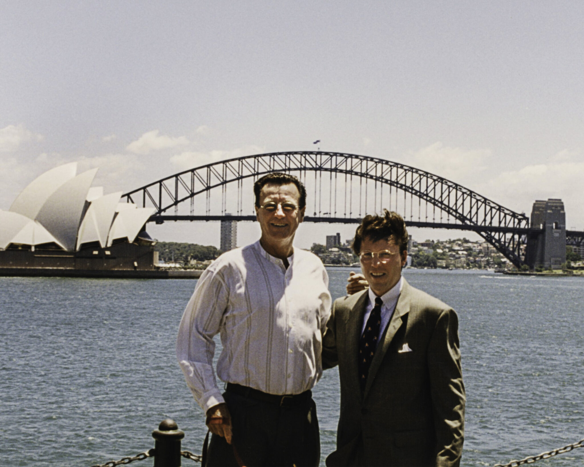 Australian Tennis Star and personal tennis coach, Warren Woodcock and Derek Bryson Park; Sydney, Australia
