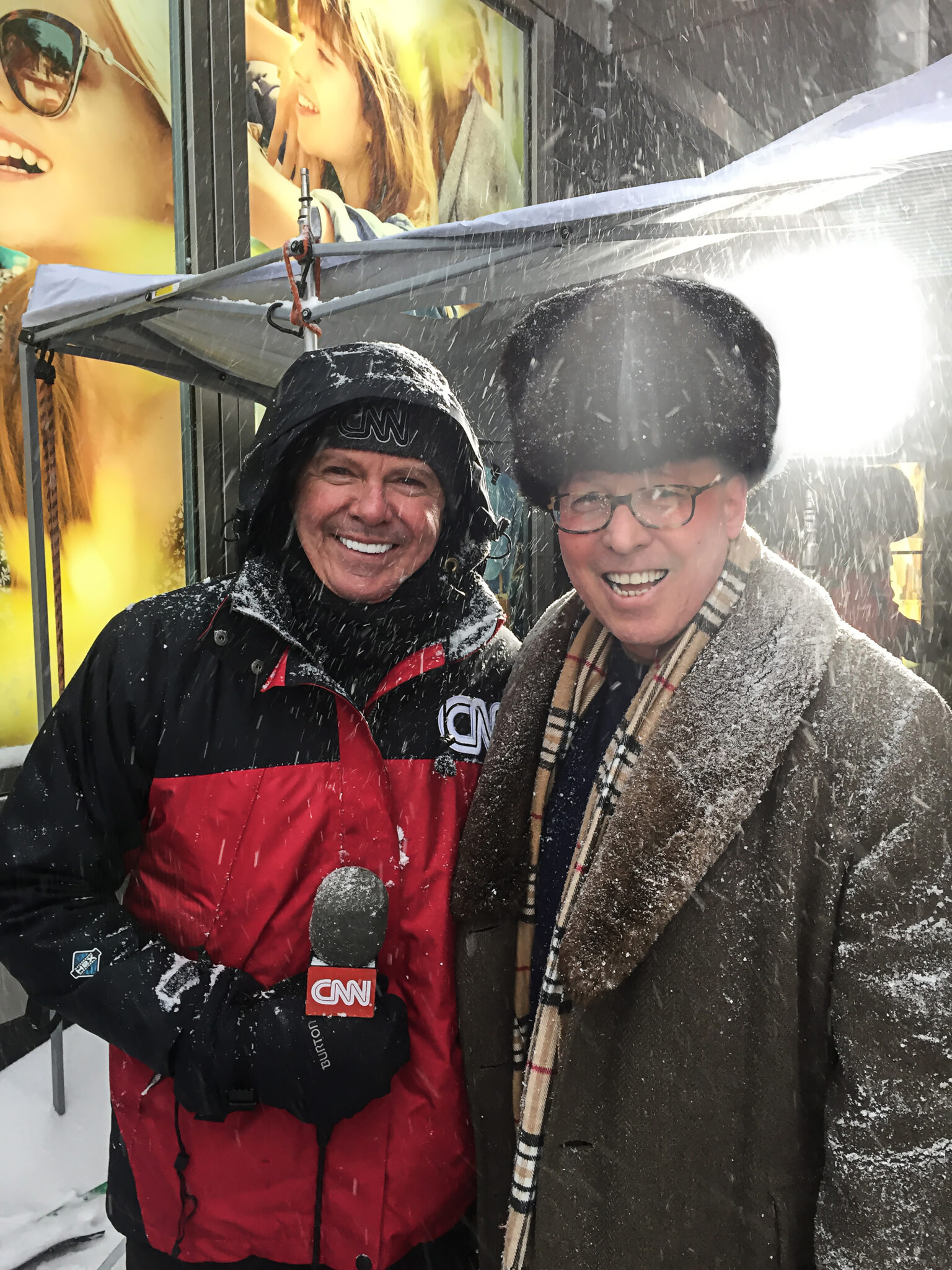 CNN Martin Savidge and Derek Bryson Park