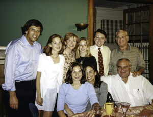 Derek Bryson Park and Former Chairman of the Winchendon School, Jon Rotenberg (and family), at the Rotenberg family home, Boston, MA