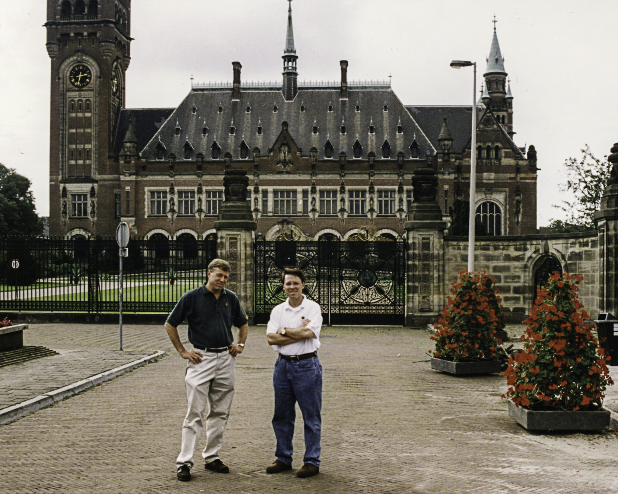 [Left to Right] Senior Managing Director, Fannie Mae and former First Vice President and CFO, M&T Bank, Thomas P. Kowick; and Derek Bryson Park at The Hague, The Netherlands