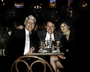 [Left to Right] Senior Executive Officer, Wells Fargo Bank, Donald Johnson; Derek Bryson Park; and CFO, HSBC and former Controller, Wells Fargo Bank, Joan Coppenrath, San Diego, CA