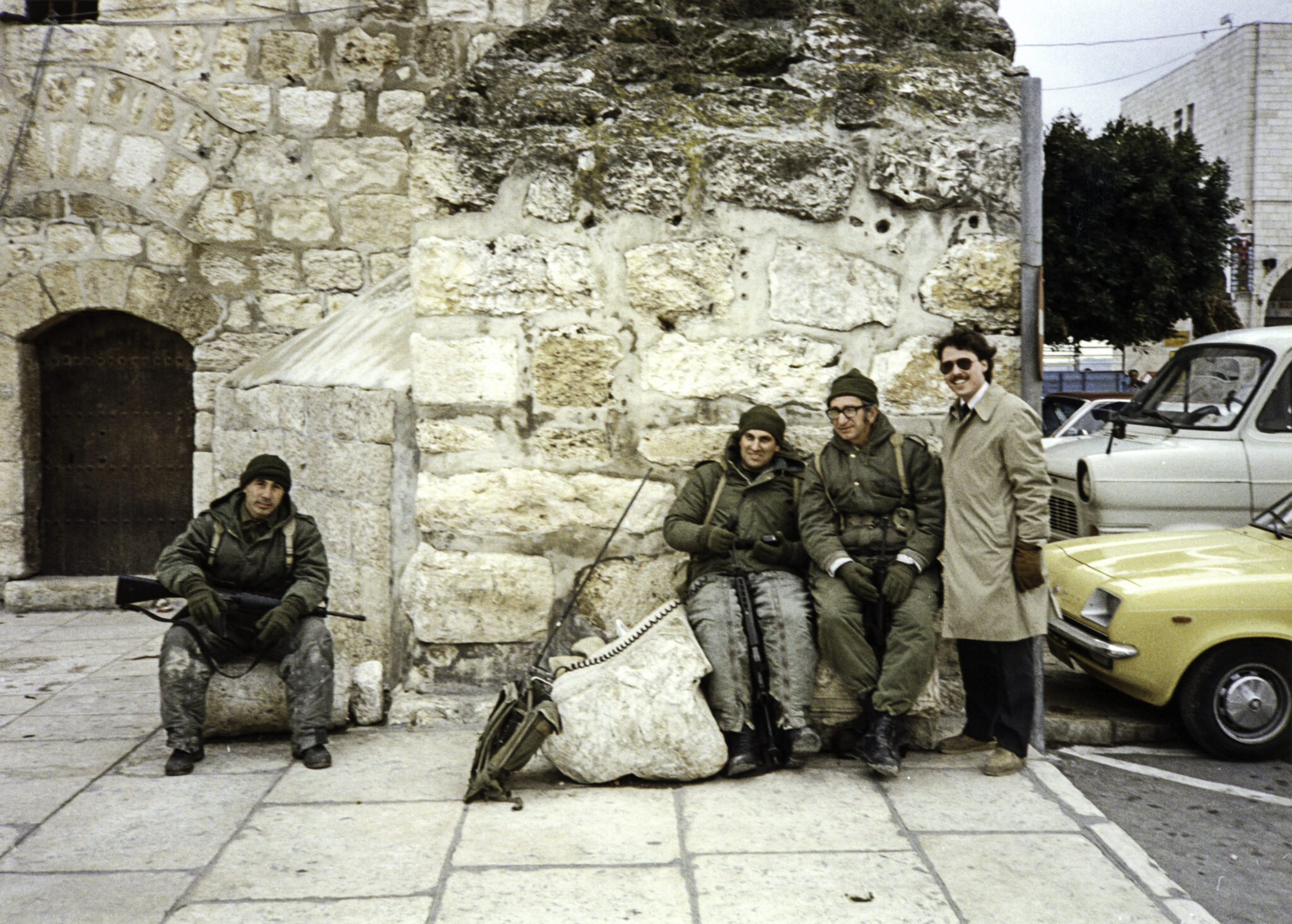 Derek Bryson Park and members of the Israel Defense Force, The Holy Land, Israel