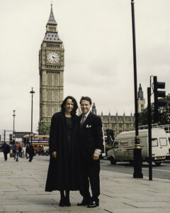 British Broadcasting Corporation (BBC) Senior Producer and Director, Jane Treays and Derek Bryson Park, London, England