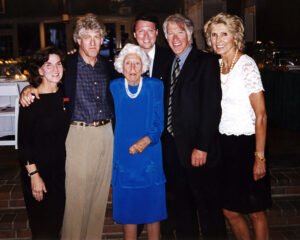 [Left to right] Senior Health Care Professional Debra Lynch Altman; Esteemed Author and Financier, Richard "Kip" M. Altman; The Grande Dame Altman Family Matriarch, Mrs. Altman; Derek Bryson Park; US Deputy Secretary of the Treasury in the Clinton Administration, Founder and Senior Chairman of Evercore Inc.; Assistant Secretary of the Treasury in the Carter Administration and Vice Chairman of the Blackstone Group, Roger Altman; and wife Jurate Kazickas Altman