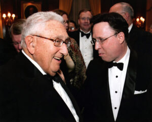 US Secretary of State, Dr. Henry Kissinger and Derek Bryson Park.