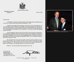 George Pataki and Derek Bryson Park