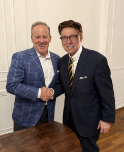 White House Press Secretary Sean Spicer and Derek Bryson Park