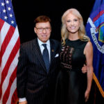 Derek Park and Counselor to US President Donald J. Trump, Kellyanne Conway. Derek Bryson Park & Kellyanne Conway