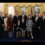 US President Bill Clinton, the family of New York Governor Hugh Carey, and Derek Bryson Park; Oval Office/West Wing/The White House. Bill Clinton, the Family of Hugh Carey, and Derek Bryson Park