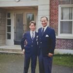 Derek Bryson Park along side with his esteemed father, Dr. Lewis Charles Park, MD, Lennoxville, Quebec, Canada