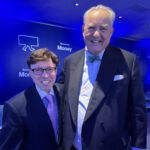 Derek Bryson Park Joins Tom Keene, Managing Editor for Bloomberg Television & Radio and Host of the Acclaimed Bloomberg Surveillance, Outside the Storied Manhattan Studio Where Wall Street Begins Its Day.